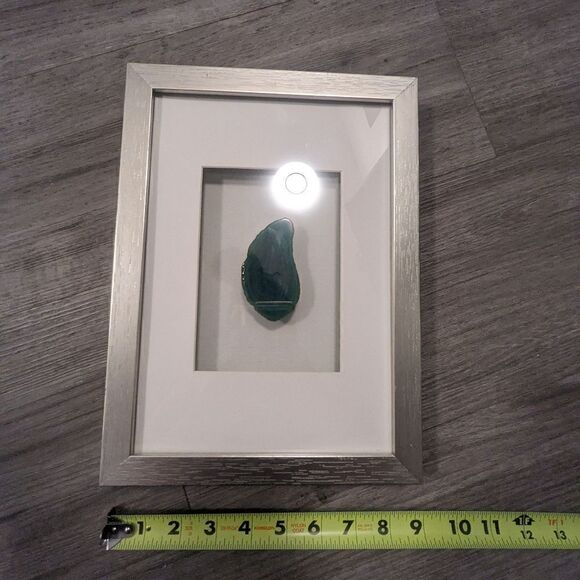 Dyed Blue Geode Slide Shadowbox Framed Art - Picture 8 of 9